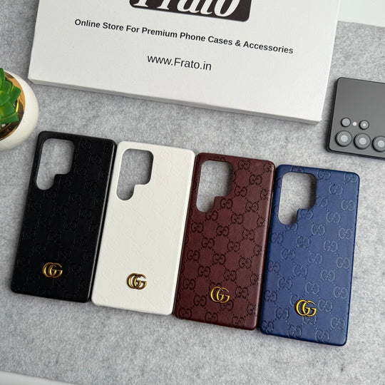 Luxury Premium Fashion Brand Leather Case For Samsung Galaxy