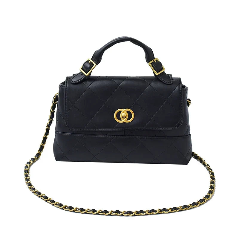 Popular Classic Elegant Women's Leather Handbag