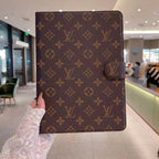 Luxus vászon Monogram bőr friss nyári téma mintás Apple iPad tok