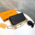 Vintage Monogram Envelope Chain Crossbody