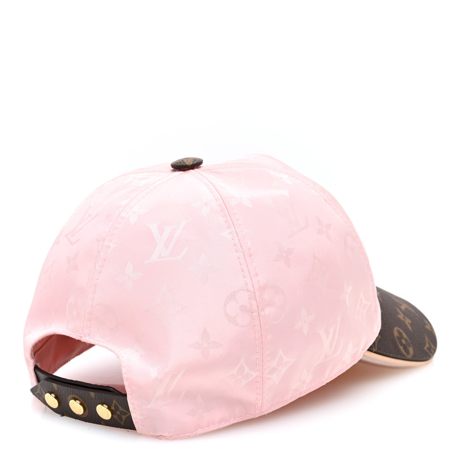 Pink Contrast Brim Baseball Cap