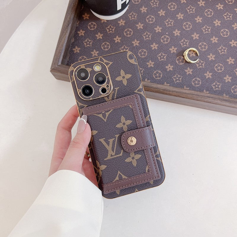 Luxus Classic Color Card Bag iPhone tok