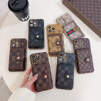 Luxus Classic Color Card Bag iPhone tok