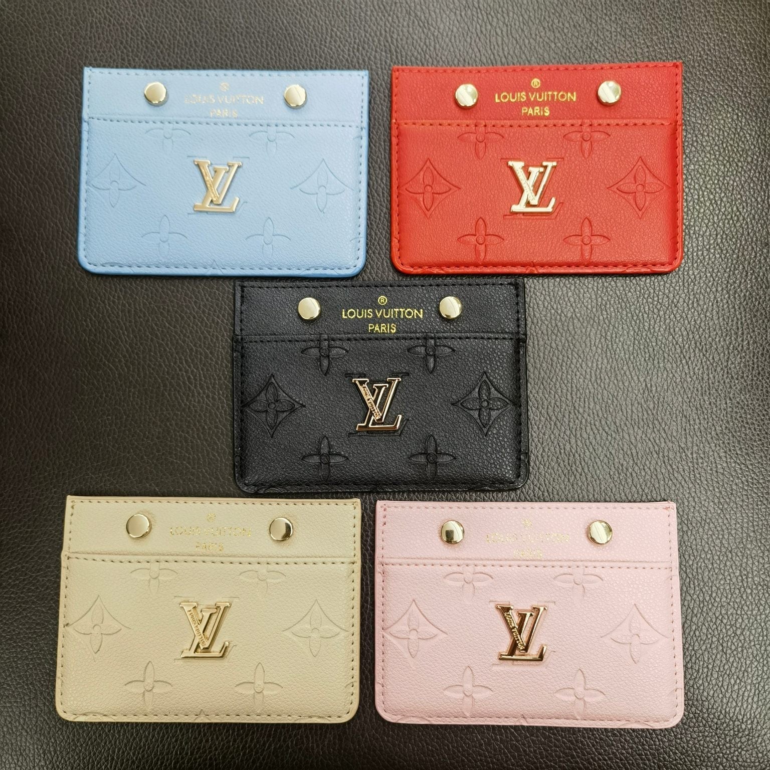 Carteira fina porta-cartões LV Signature