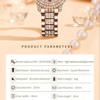 Diamond Éclat - Luxe Roman Dial Quartz Watch