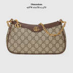 Canvas Patterned Shoulder Bag