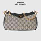 Canvas Patterned Shoulder Bag