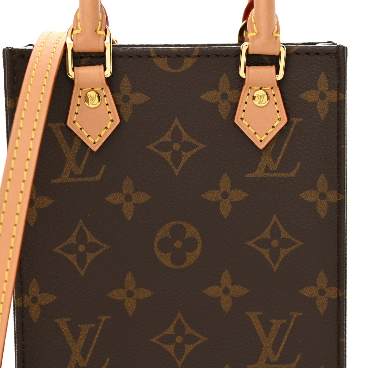Klassisk monogram mulepose med crossbody-rem