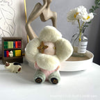 Lindo llavero de felpa de girasol – Colgante para bolso de muñeca Vivienne para mujer, decoración de mochila para coche<rAMP>