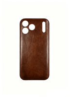 Handcrafted Vegetable-Tanned Leather iPhone Case – Vintage Patina Edition