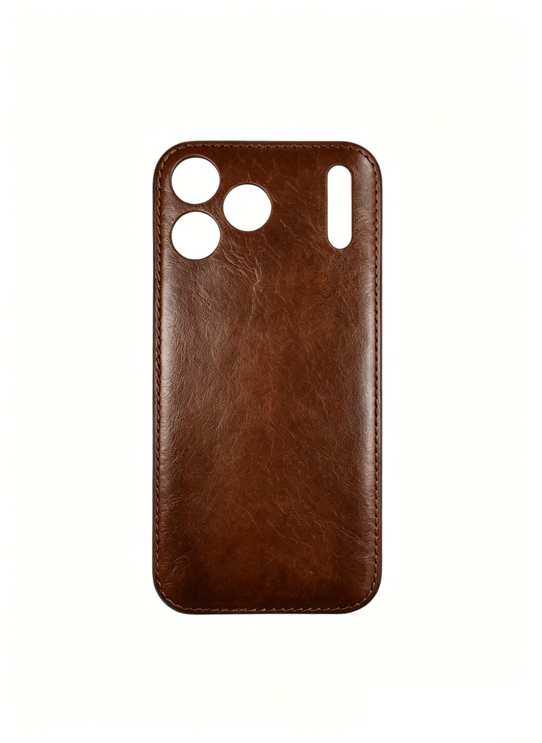 Handcrafted Vegetable-Tanned Leather iPhone Case – Vintage Patina Edition