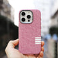 Premium vintage linen fabric magnetic phone case for iPhone