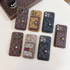 Luxus Classic Color Card Bag iPhone tok