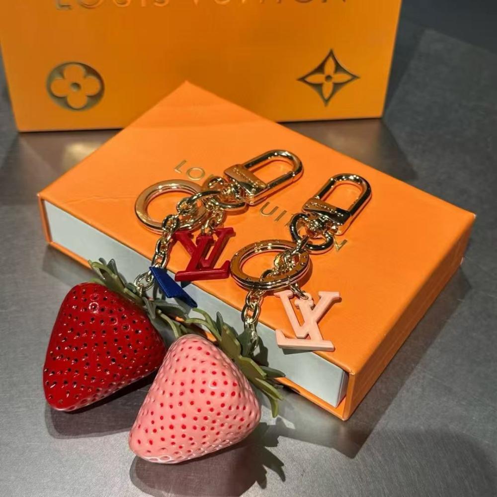 Luxury Lollipop Monogram Bag Charm Keychain