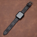 Leather Monogram Apple Watch Bands
