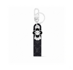 Floral Charm Keychain Strap | Monogram Pattern Bag & Key Holder