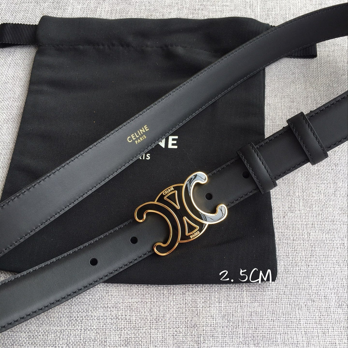 AC Women‘s Leder Gürtel Triomphe Buckl – Produktansicht 1