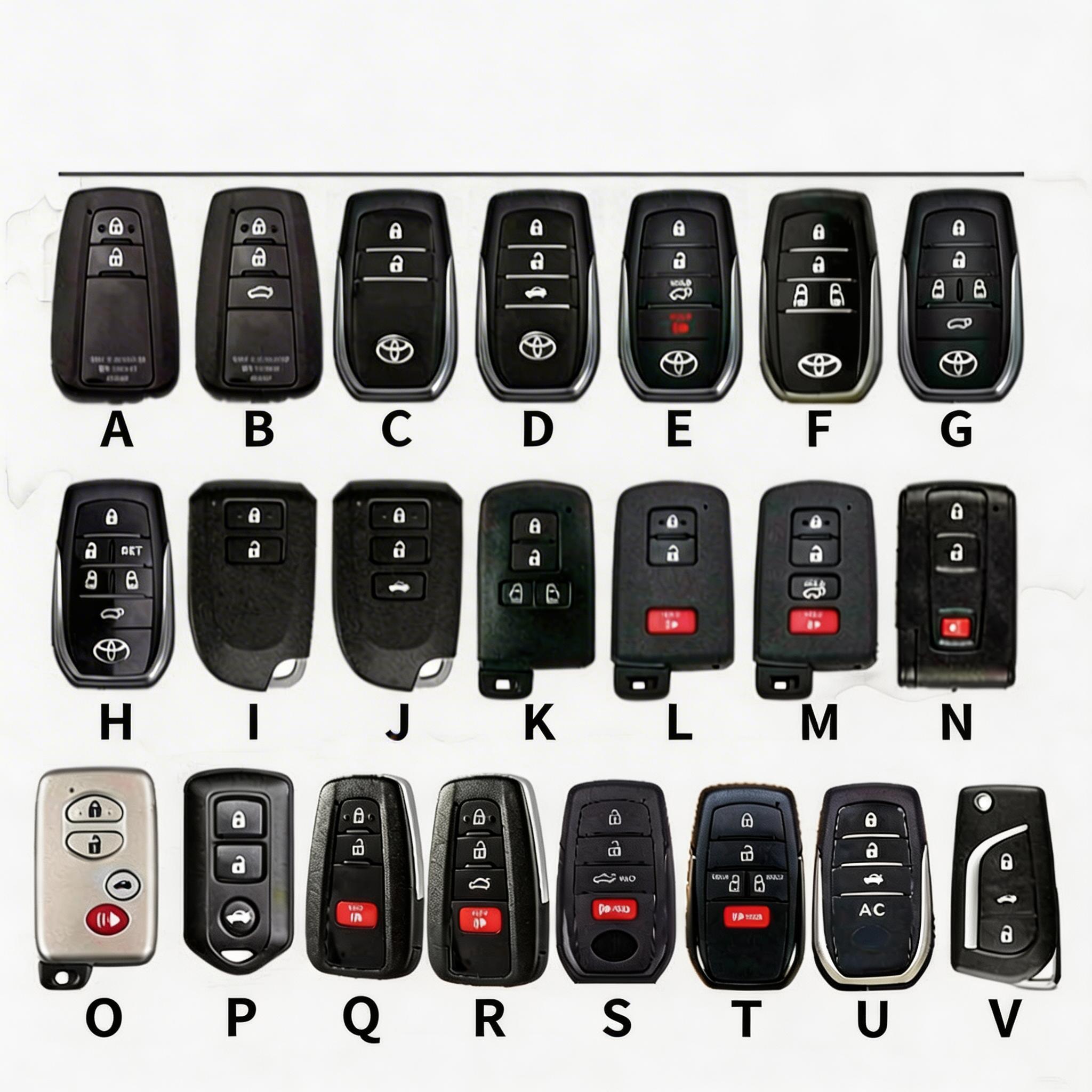 Top Grain Leather Toyota key Case
