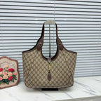 Luxury Vintage Large Capacity Tote Bag, Commuter Shoulder Bag