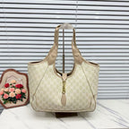 Luxury Vintage Large Capacity Tote Bag, Commuter Shoulder Bag