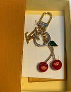 🌟 L- Cherry Keychain: Cute + Luxury, All in One 🍒✨