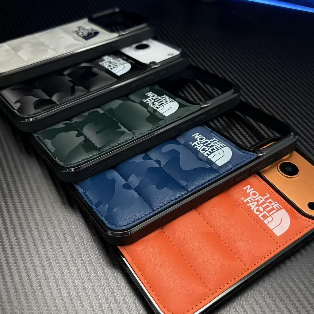 Étui de protection pour iPhone de style Puffer absorbant les chocs