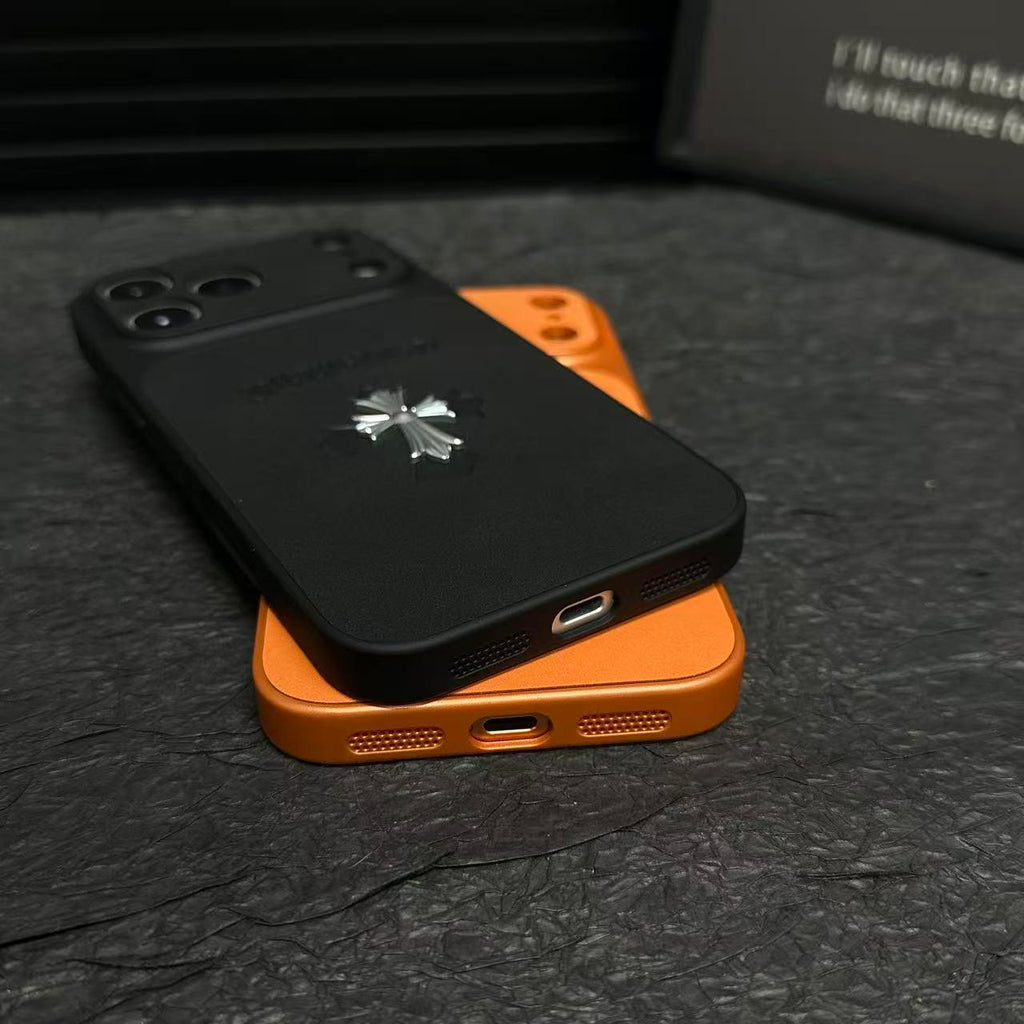Chrome Hearts 十字皮革 iPhone 手機殼