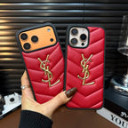 Luxus steppelt bőr iPhone-tok — Ütésálló vékony védőburkolat