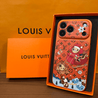 Luxus többszínű monogramos iPhone tok