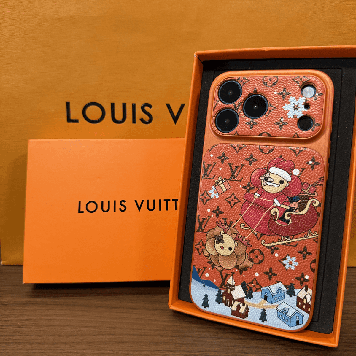 Luxus többszínű monogramos iPhone tok