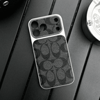 Luxury Pattern Leather Phone Case With Shockproof Edges