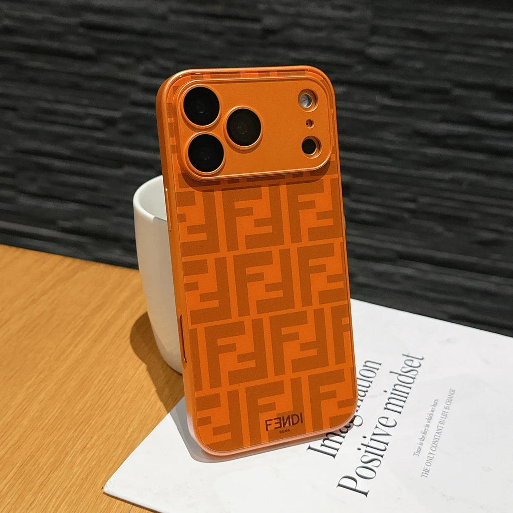 Custodia per iPhone antiurto con motivo di lusso con protezione per fotocamera