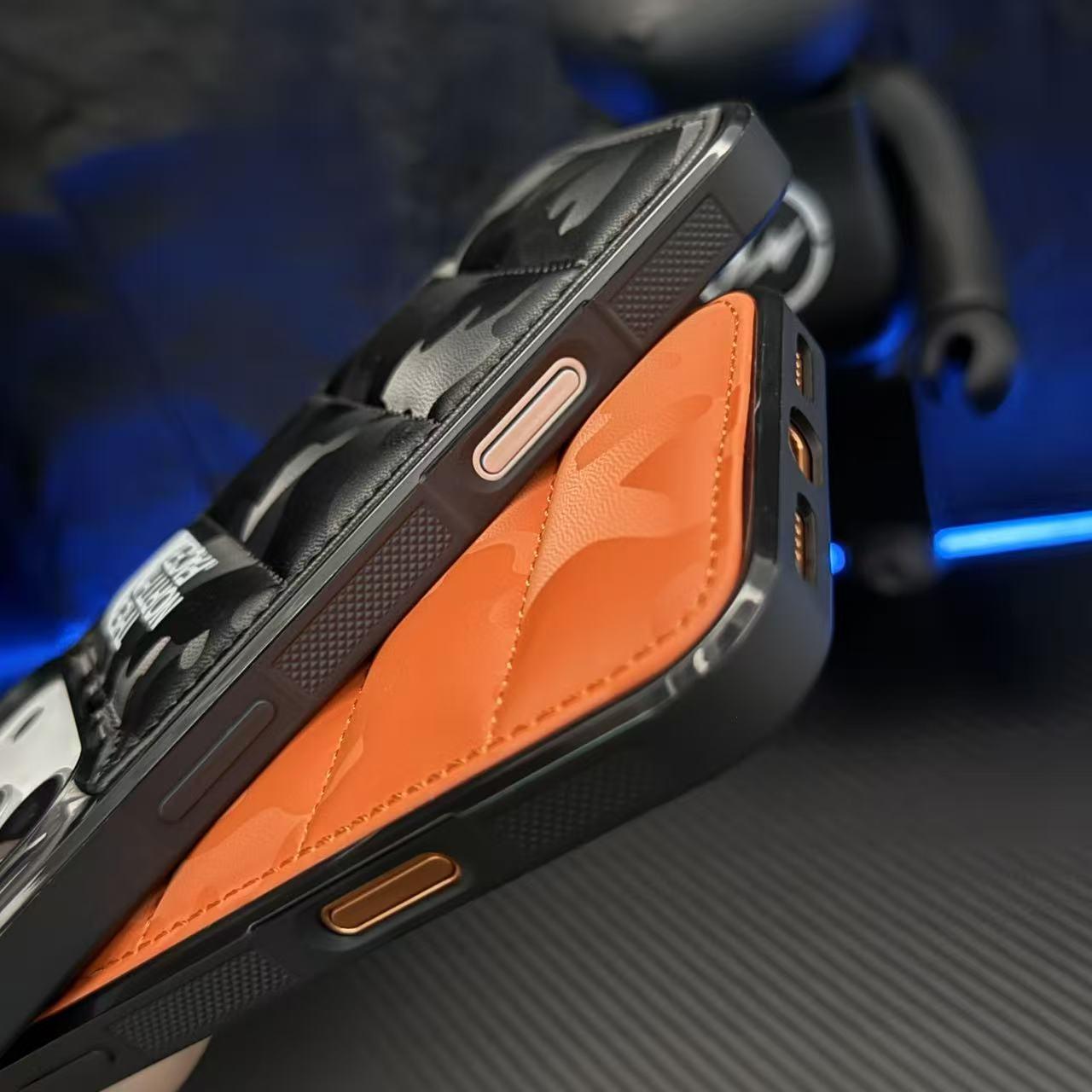 Étui de protection pour iPhone de style Puffer absorbant les chocs
