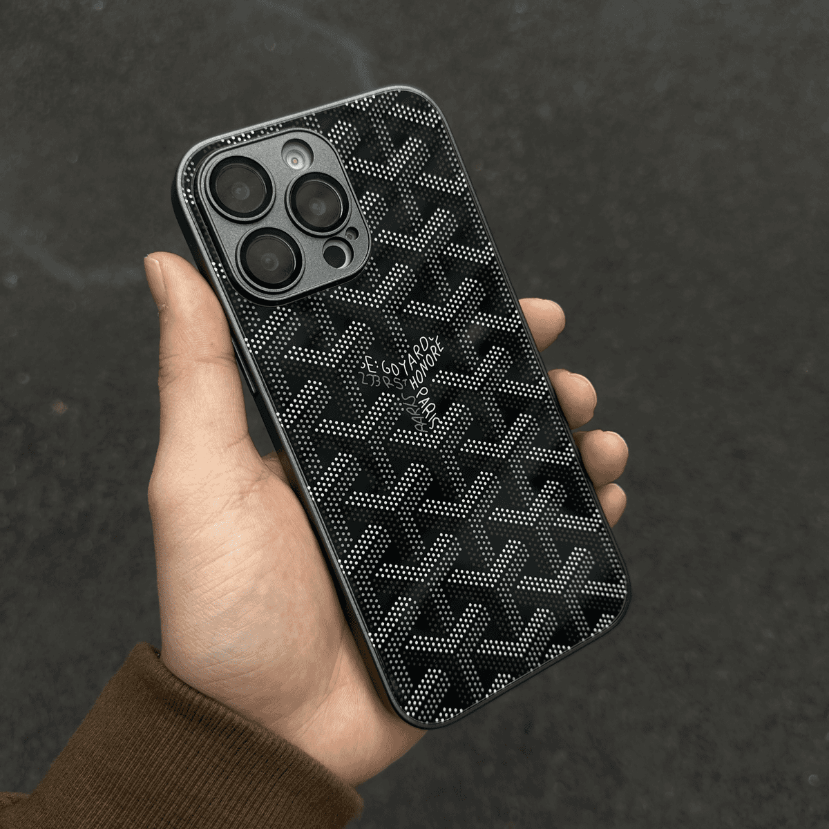 Θήκη για iPhone G-Y Luxury Geometric Monogram