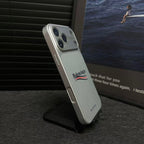 Balenciaga-inspirerat matt skyddande iPhone-fodral med hellinsskydd