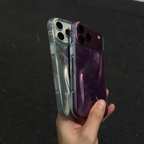Blank metallisk iPhone-cover | Slank reflekterende finish