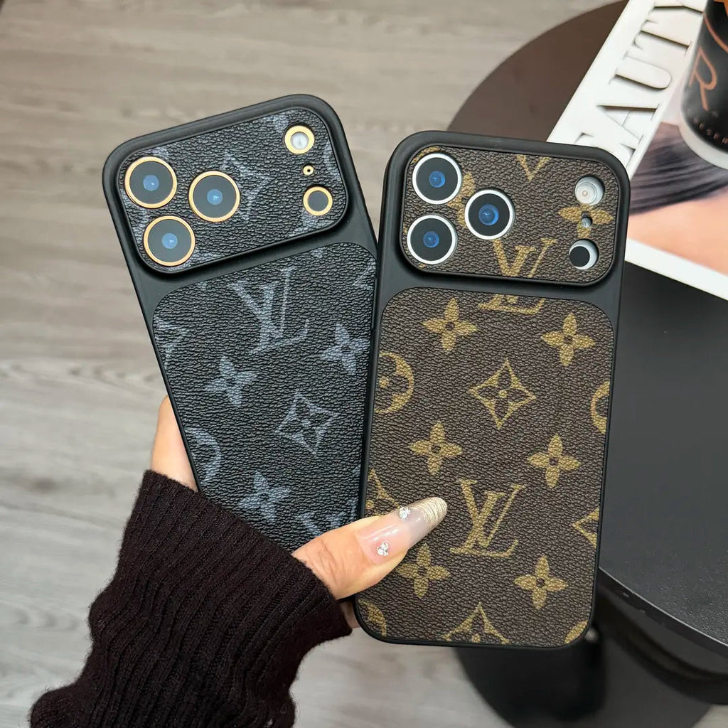 MagSafe klasszikus monogram bőr iPhone tok
