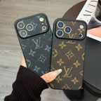MagSafe klasszikus monogram bőr iPhone tok