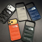 Étui de protection pour iPhone de style Puffer absorbant les chocs