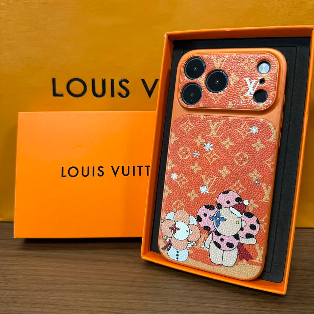 Luxus többszínű monogramos iPhone tok