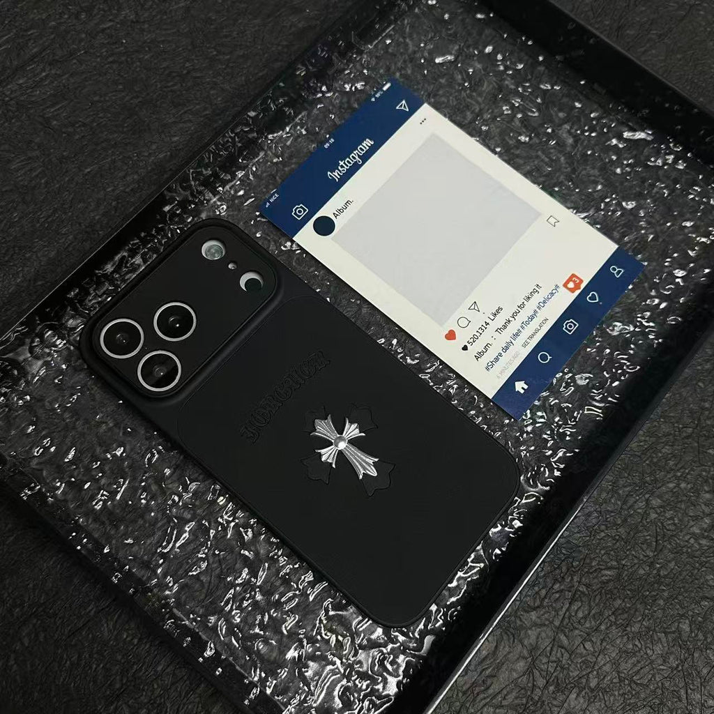 Chrome Hearts 十字皮革 iPhone 手機殼