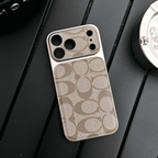 Luxury Pattern Leather Phone Case With Shockproof Edges