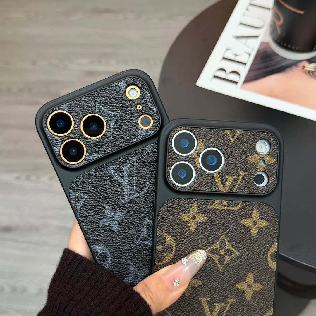 MagSafe Classic Monogram Leather iPhone Case