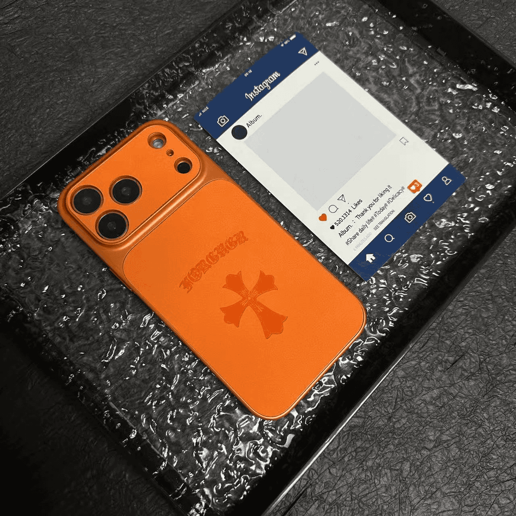 Chrome Hearts 十字皮革 iPhone 手機殼