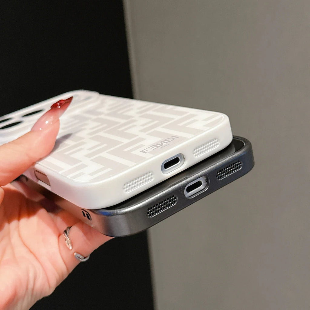 Θήκη iPhone με πολυτελή μοτίβο αντικραδασμική με προστασία κάμερας