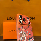Luxus többszínű monogramos iPhone tok