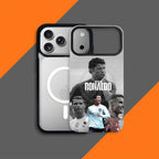 Football Legends Magnetic Phone Case – Shockproof Soft TPU with Interchangeable Back