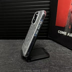 Silver Embossed Cross iPhone Case