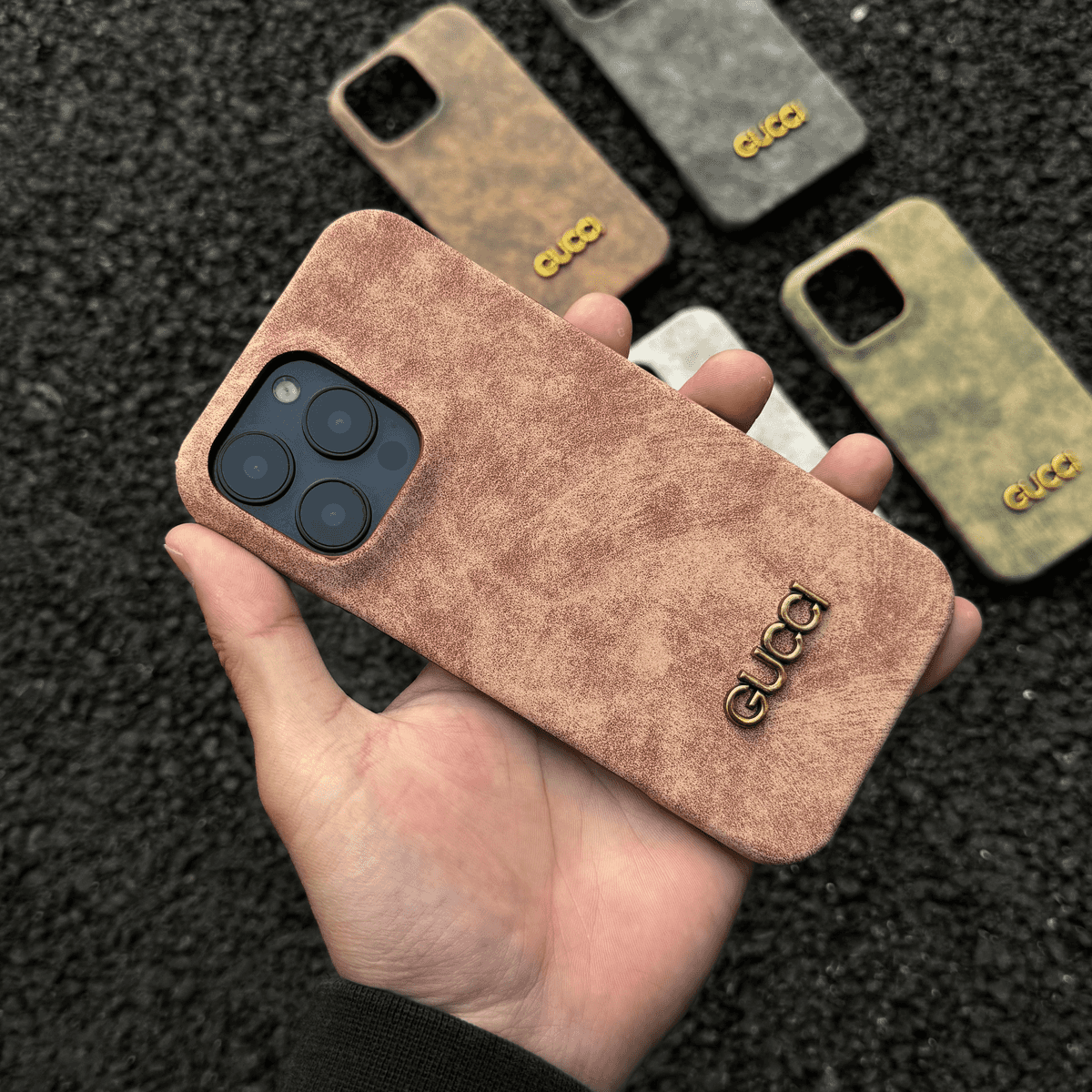 Κλασική Vintage θήκη iPhone σε στυλ σουέτ