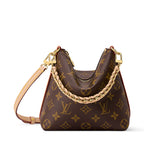 Vintage Monogram Hobo Shoulder Bag | Woven Chain Strap